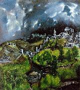 El Greco View of Toledo oil